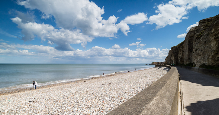 Seaham Hall Beach on Durham Heritage Coast, County Durham